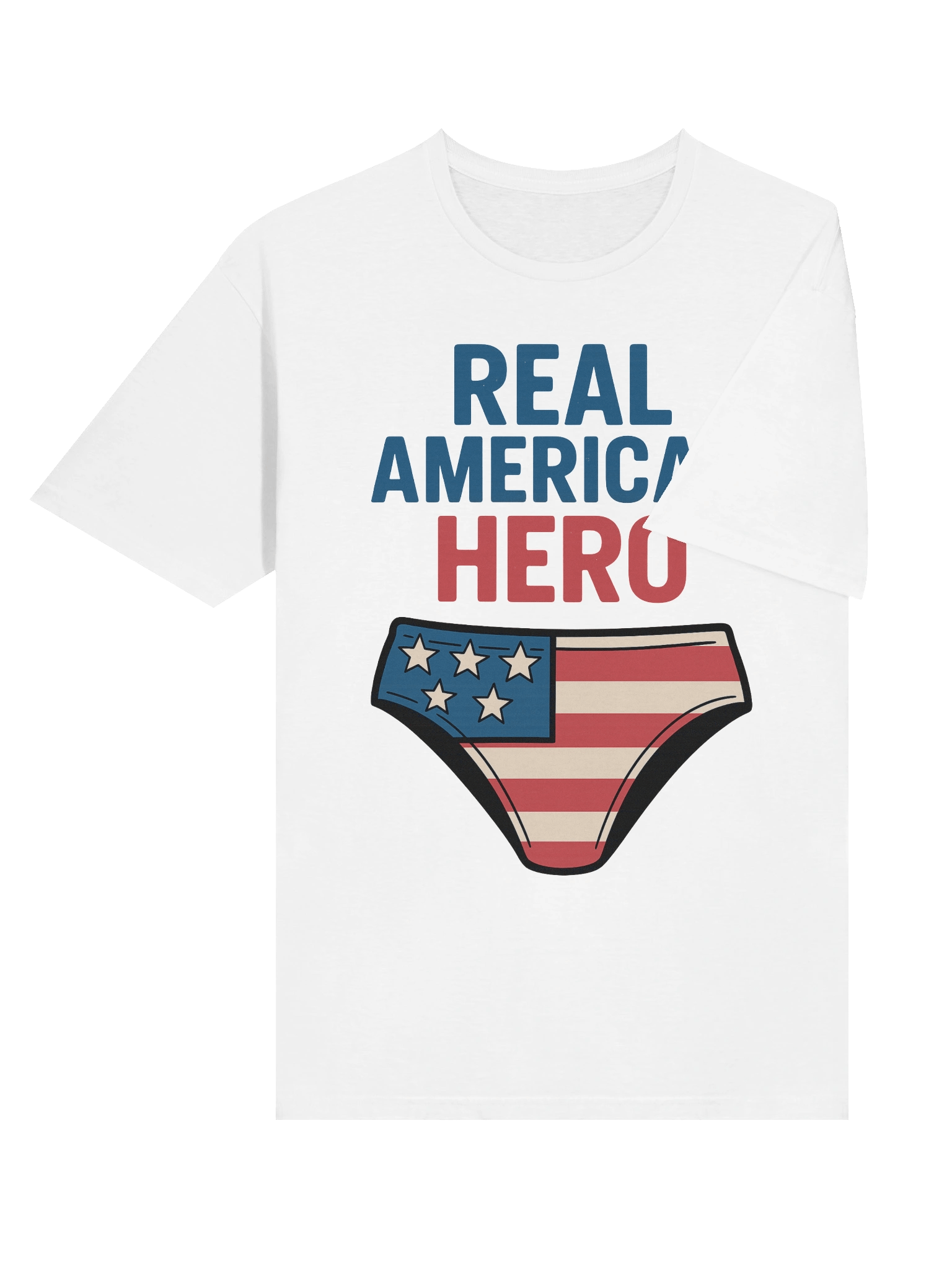 Real American Hero T-Shirt – Funny American Flag Speedo & Aviators Meme Tee product image (68)