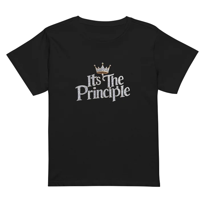 It's The Principle T-shirt product image (1)