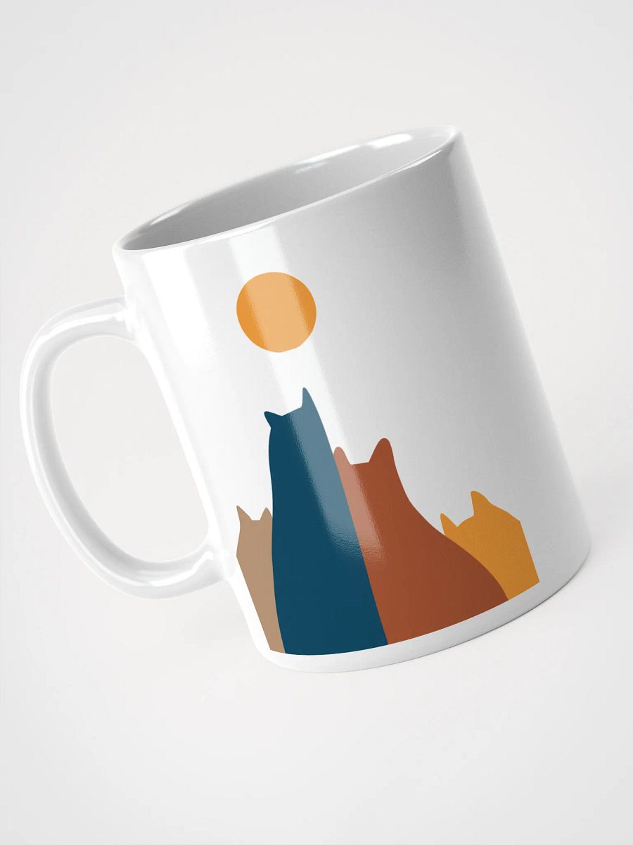 Abstract Sunset Cats Mug product image (5)