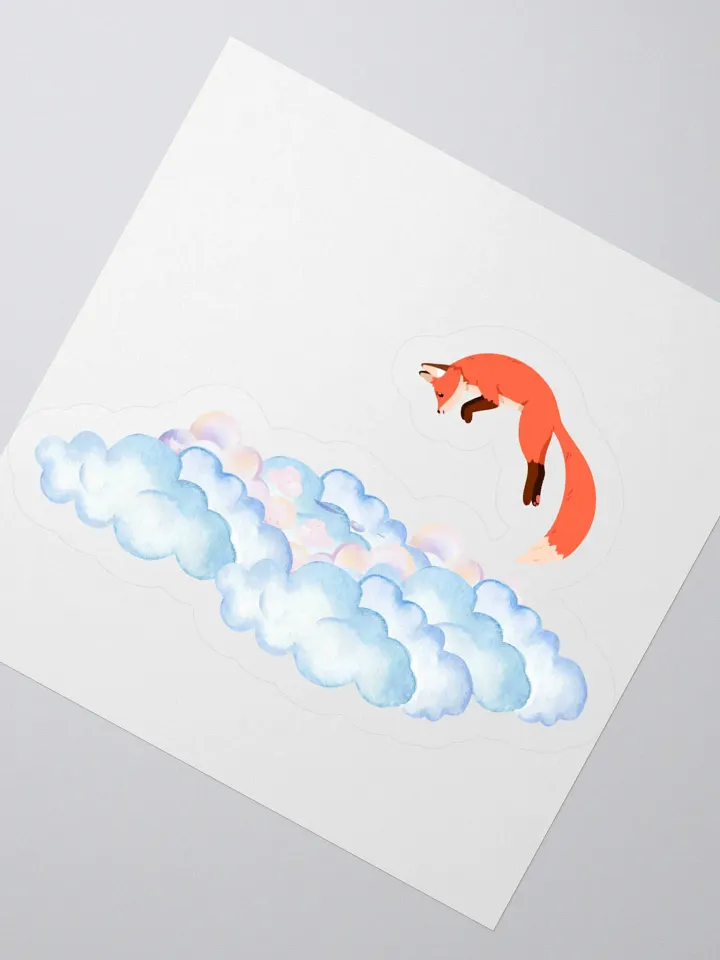 Bouncing Peach | Kiss Cut Sticker product image (6)
