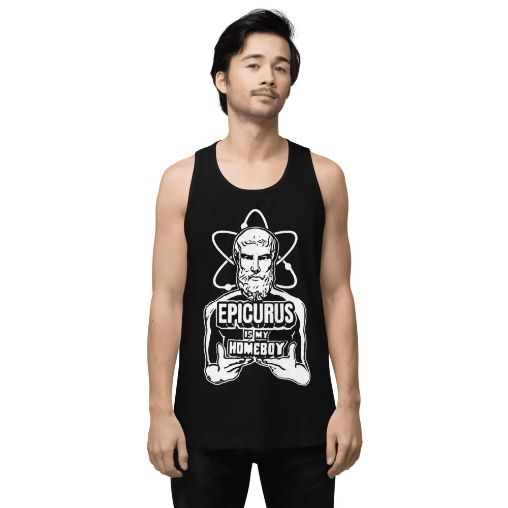 Epicurus Is My Homeboy (Cotton Heritage Men's Premium Tank Top) product image (4)