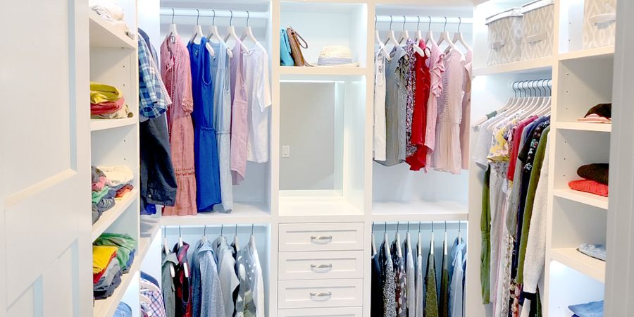 Walk In Master Closet - Woodworking Plans and 3D SketchUp Model product image (5)