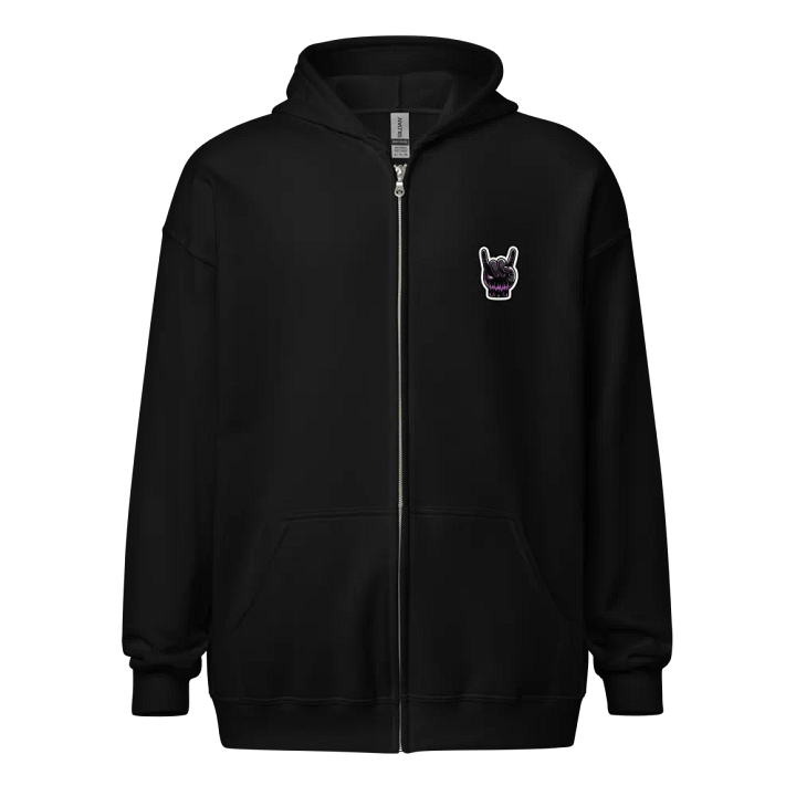 Elder Emo's logo Zip Hoodie With Discord Link (Unisex) product image (2)