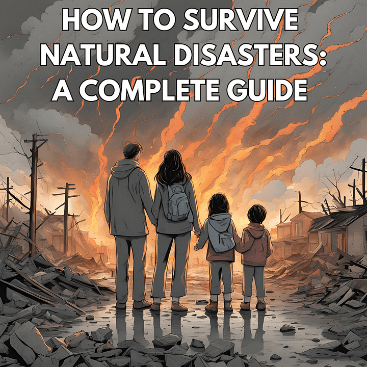 HOW TO SURVIVE NATURAL DISASTERS: A COMPLETE GUIDE (eBook) product image (1)