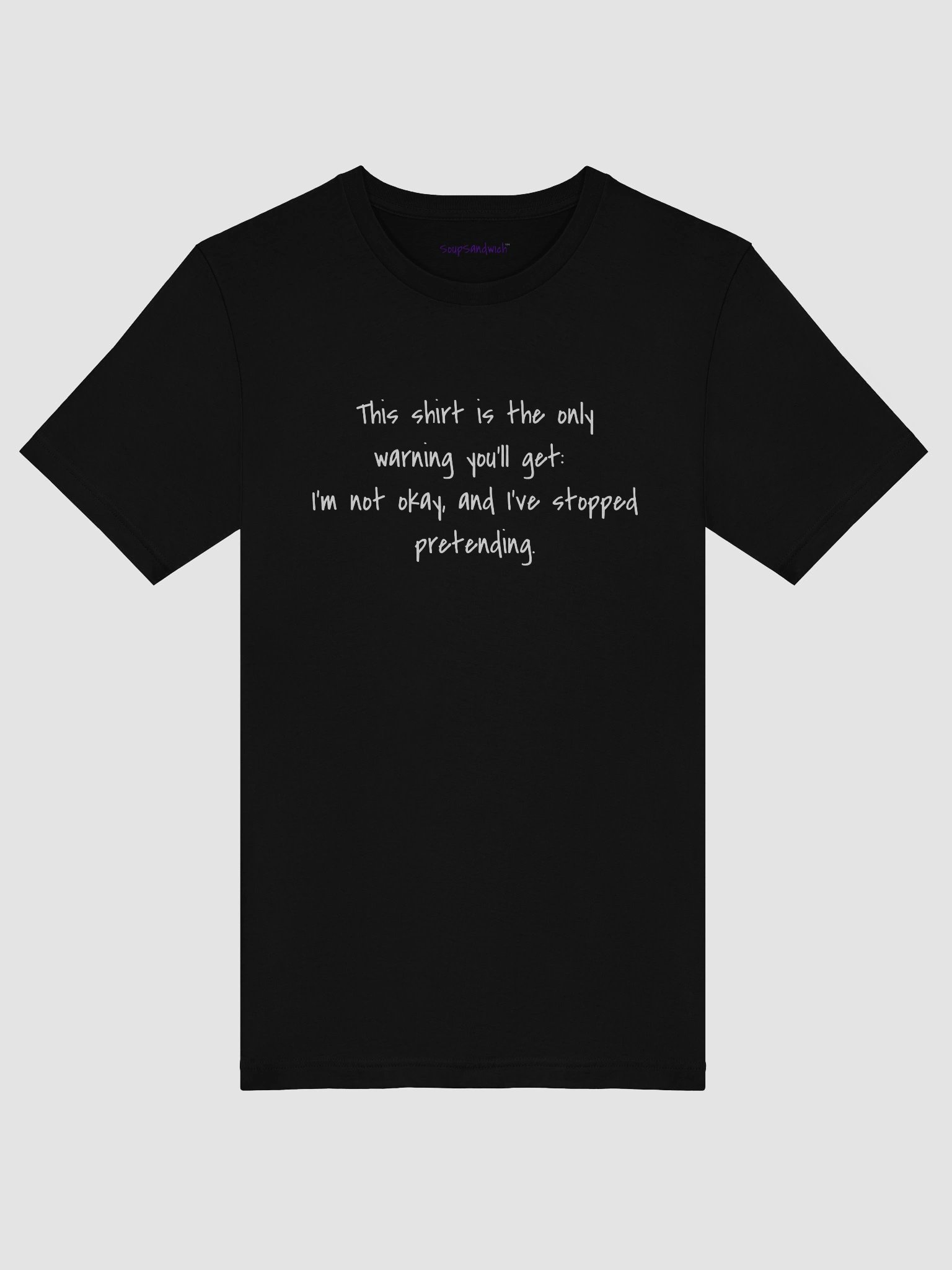 SoupSandwich "Warning" T-Shirt product image (5)