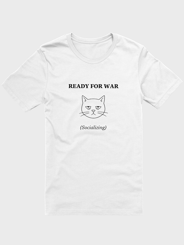 Ready for War (Cat) Supersoft T-shirt product image (1)