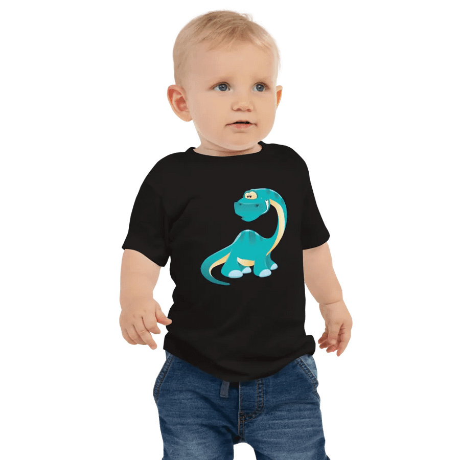 Cheerful Dino Baby Tee product image (1)