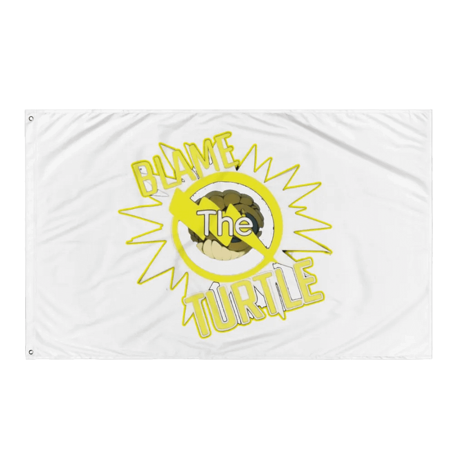 Blame The Turtle! Flag product image (3)