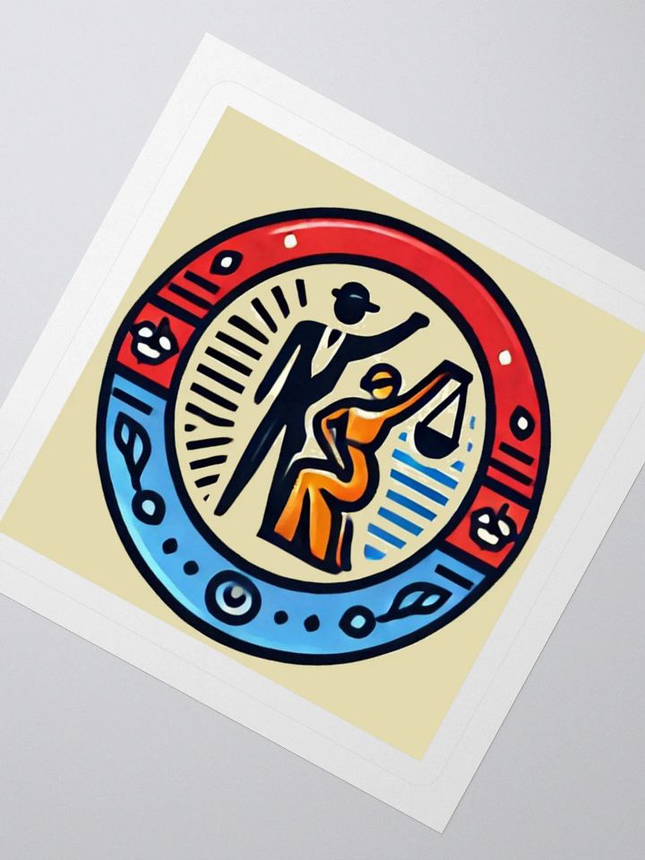 Justice Scales Emblem Stickers product image (6)