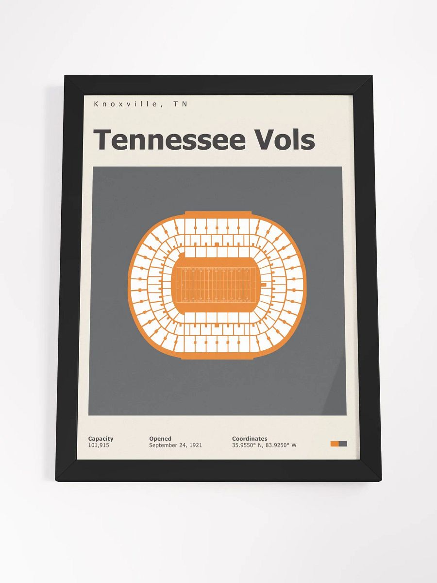 Tennessee Vols Stadium Top-Down Poster product image (7)