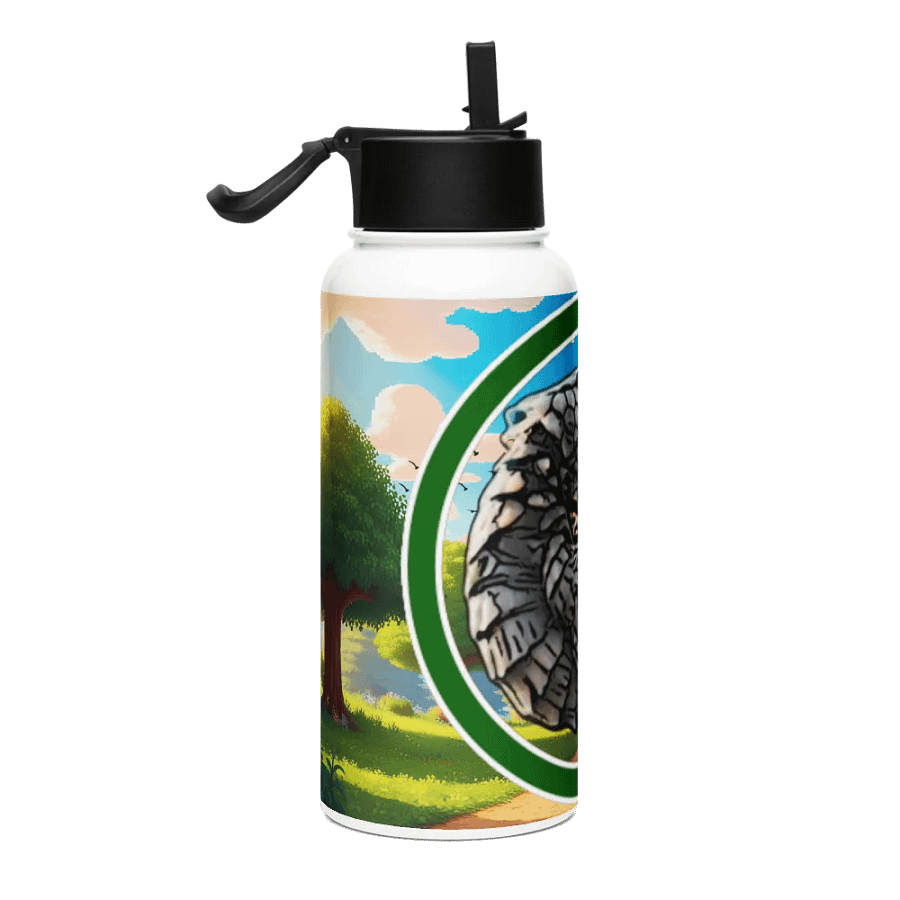 Gourde à paille Gros logo avec fond 94cl product image (3)