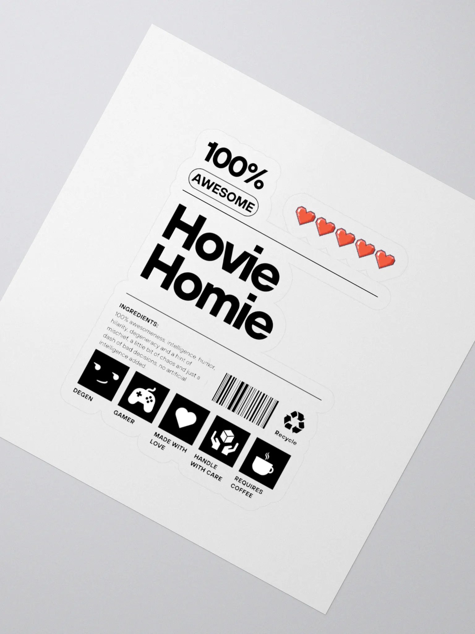 Hovie Homie Sticker product image (2)