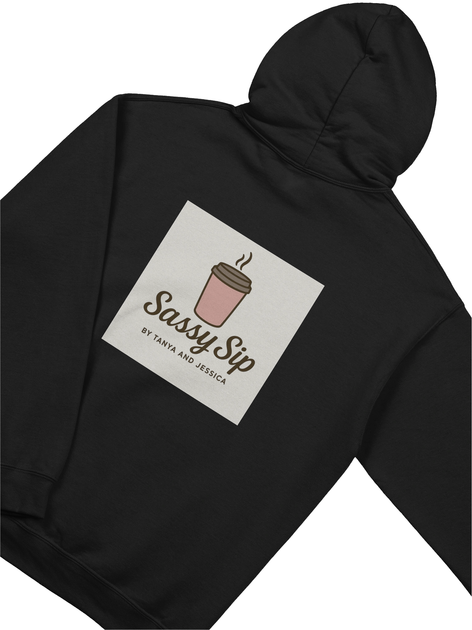 Sassy Sip Pink Coffee Cup Hoodie product image (13)