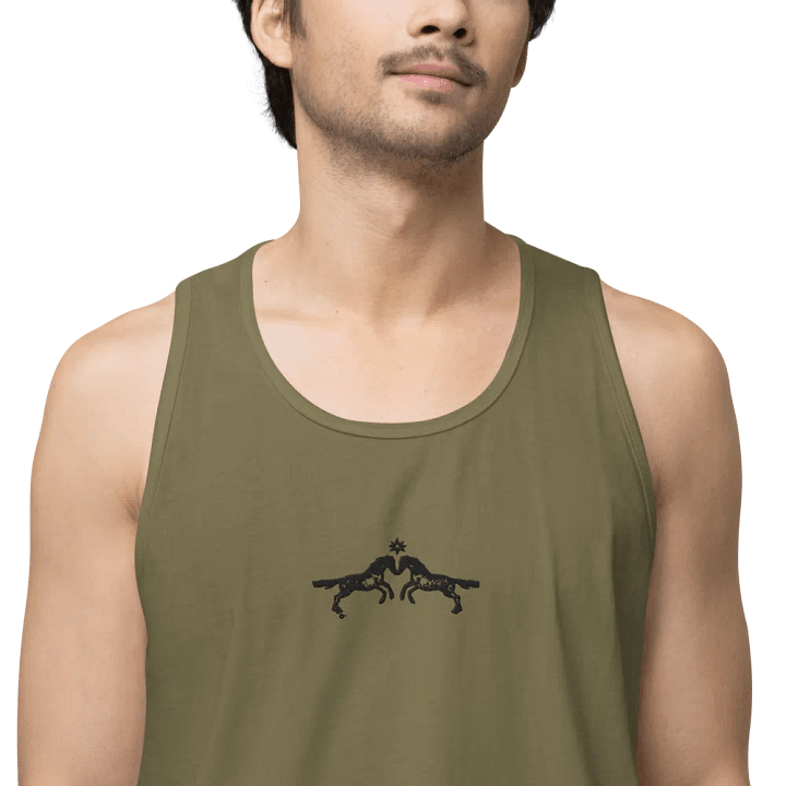 Prancing Horses Tank Top embroidered product image (1)