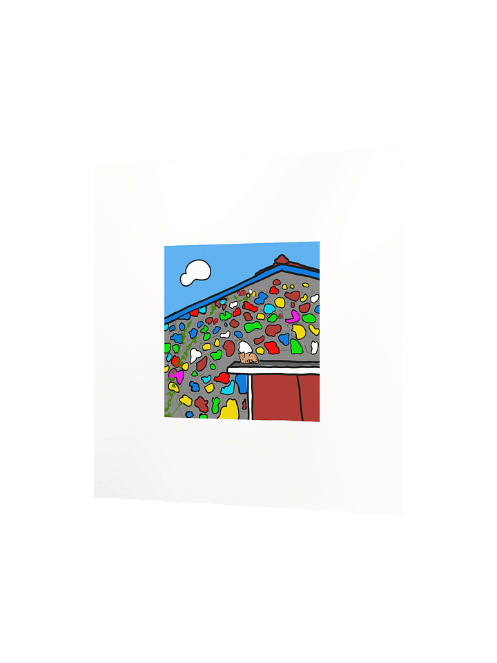 Jeju Island Art Poster - A cat #2 product image (2)