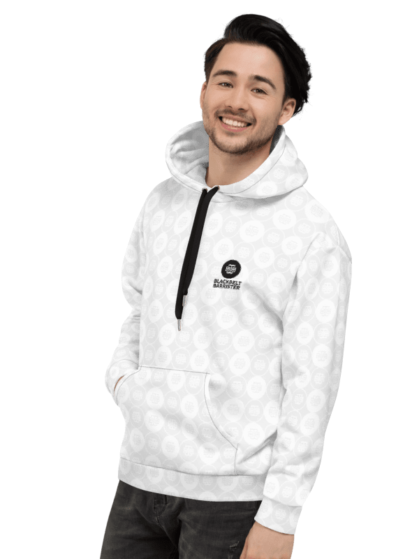 BBB All Over Print White Hoodie product image (8)
