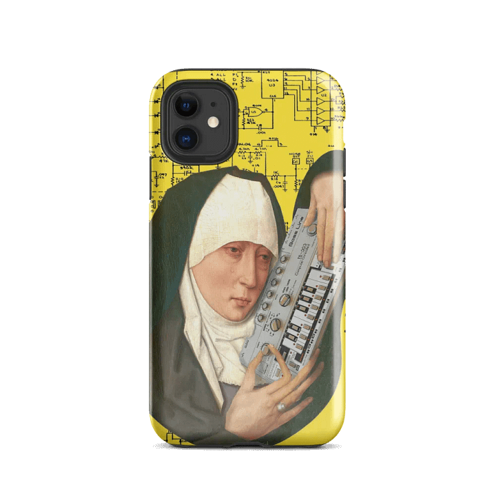 Mater Dolorosa meets Roland TB 303 by Frank Fonik Techno EDM Tough Case for iPhone® product image (47)