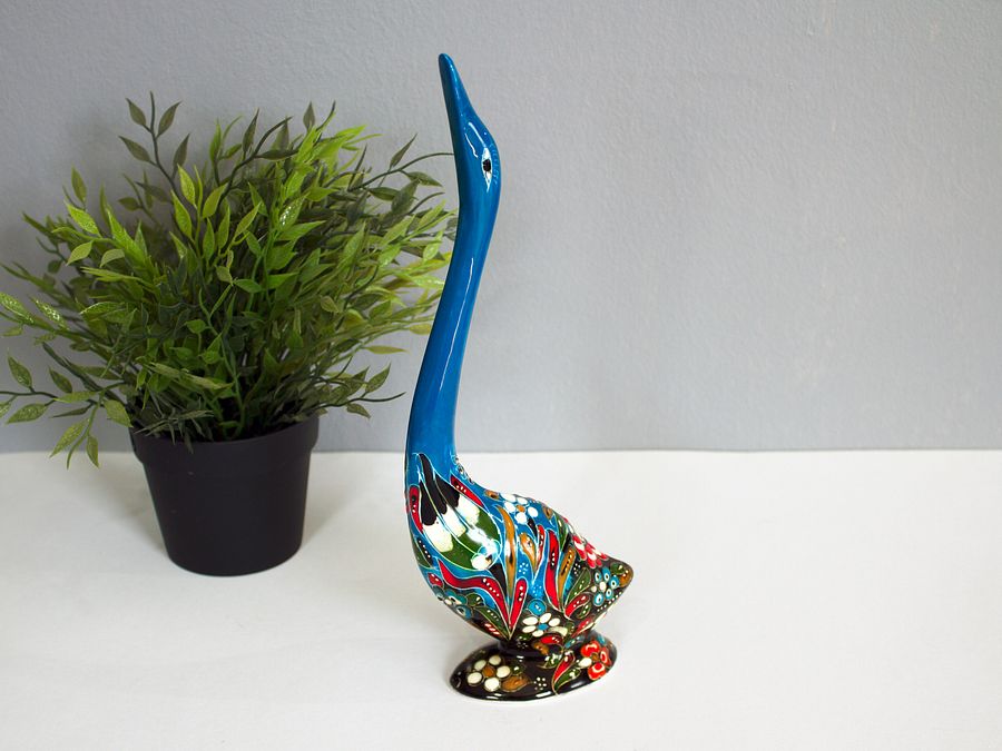Ceramic handmade Stork, Turkish decor — handmade pottery, handmade ceramic product image (2)
