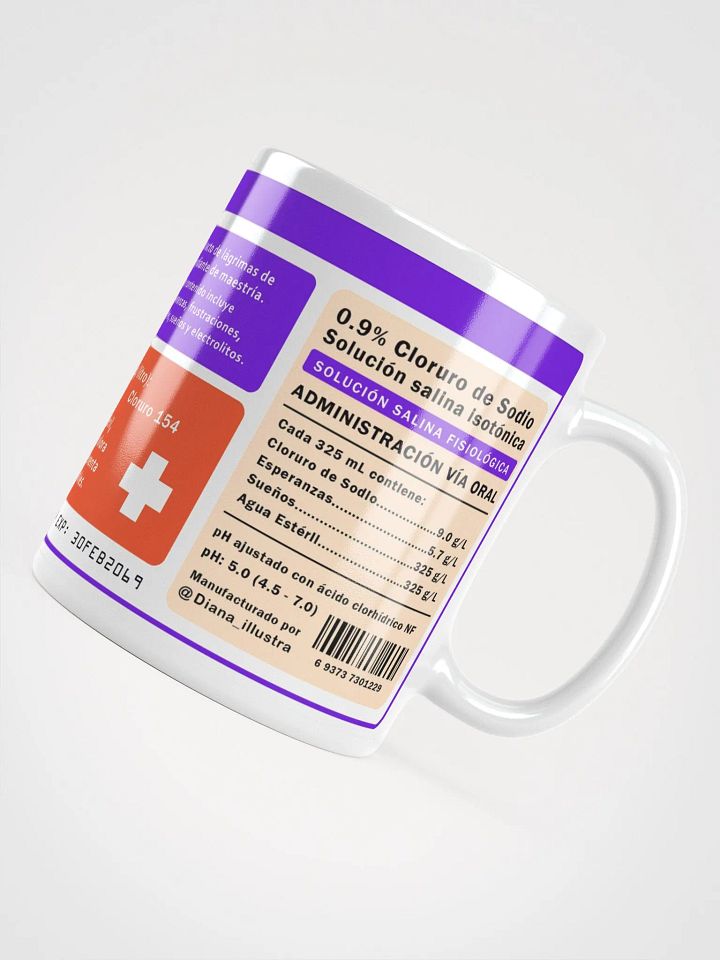 "Lágrimas de estudiante de maestría" (SPANISH) Ceramic mug product image (2)