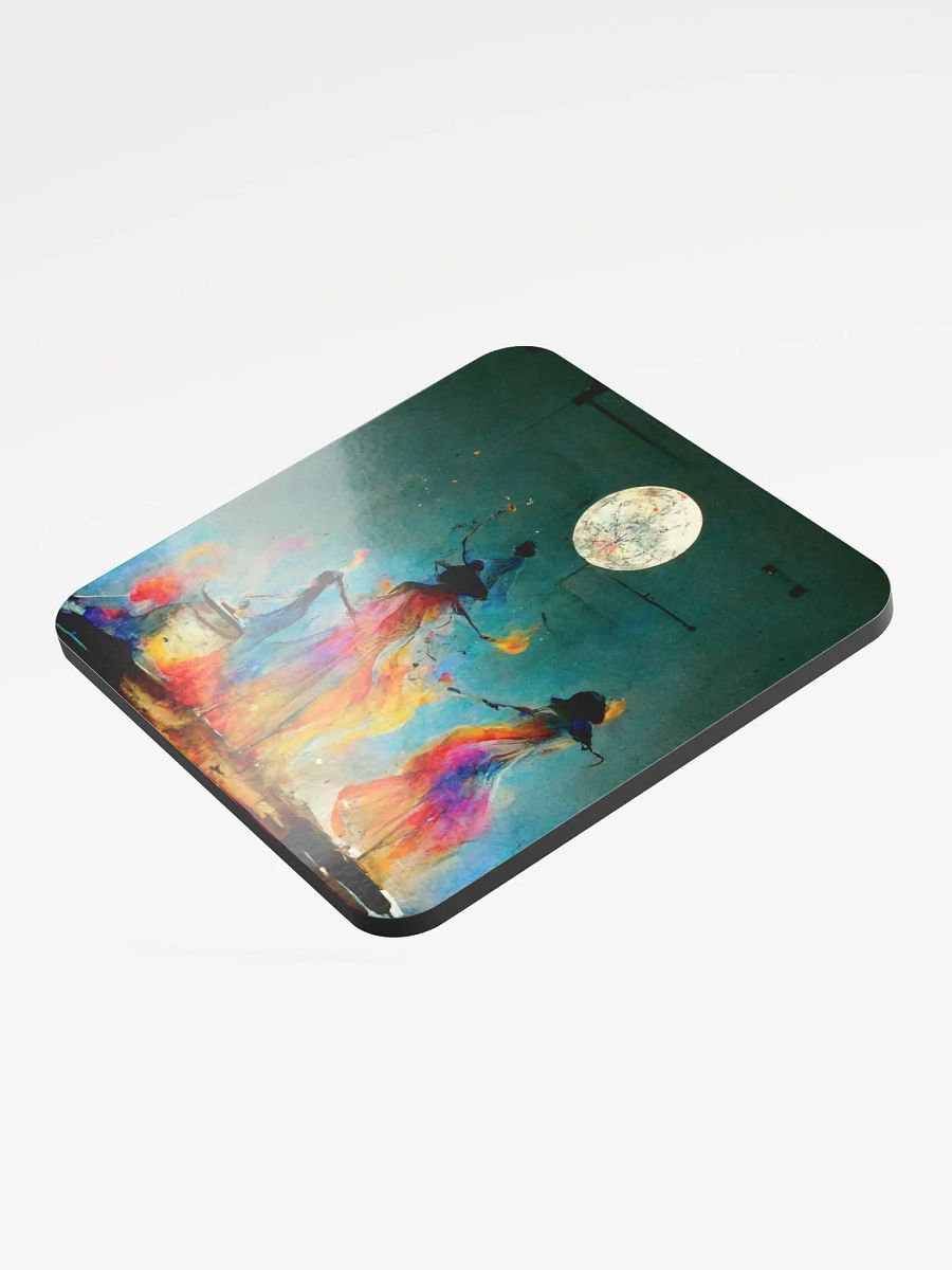 Mystical Gathering Glossed Cork Coaster product image (3)