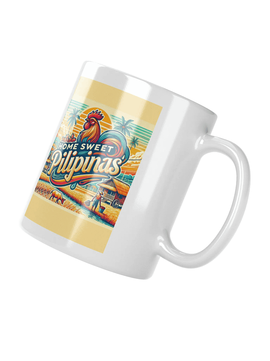 Home Sweet Pilipinas - Rooster White Glossy Mug product image (5)