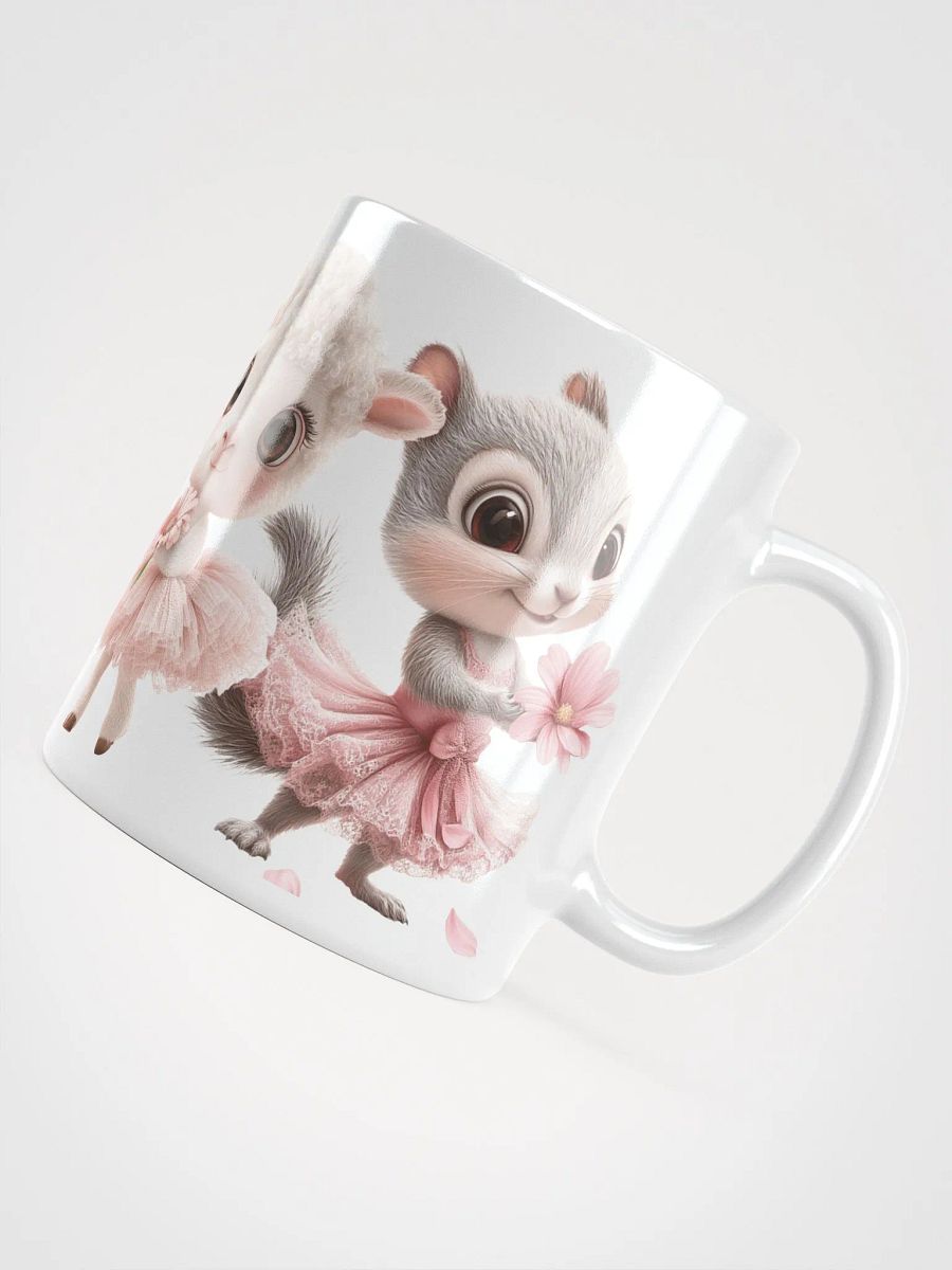 Baby Ballet Animals White Glossy Mug product image (4)