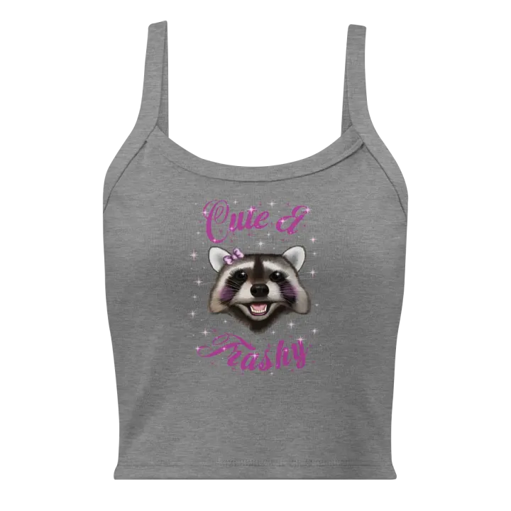 Cute & Trashy Crop Tank product image (1)