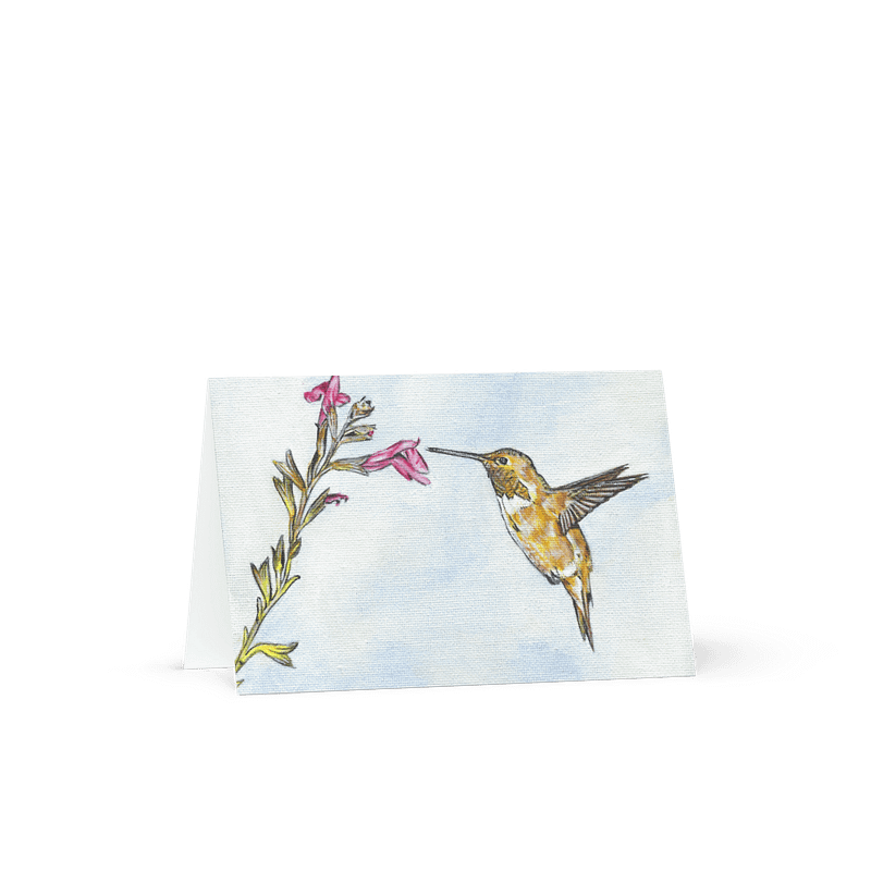 Greetings Card - Hummingbird