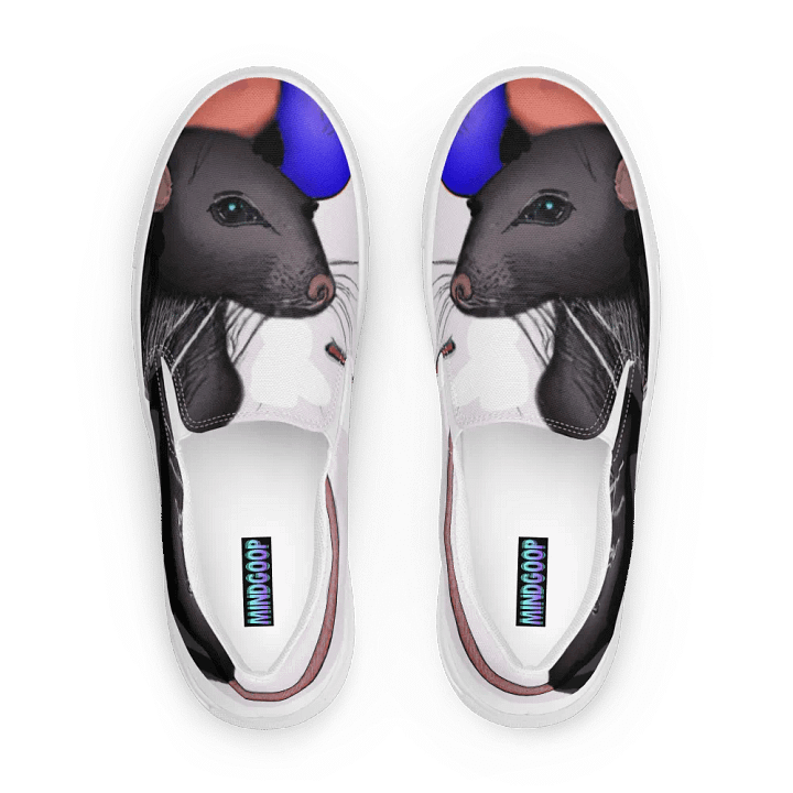 rat with balloons slip on canvas shoes product image (1)