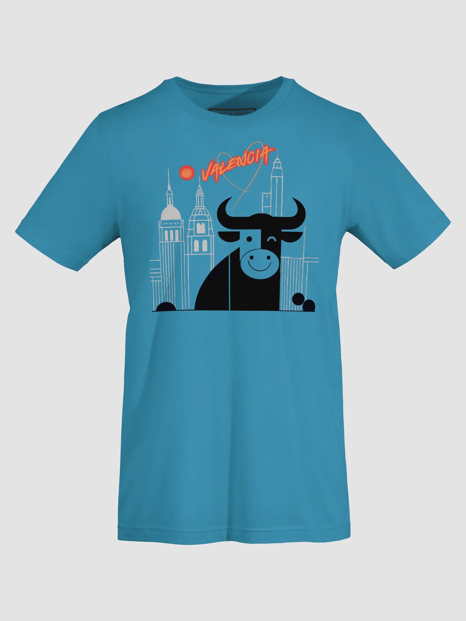 València Skyline Heart T-Shirt product image (69)