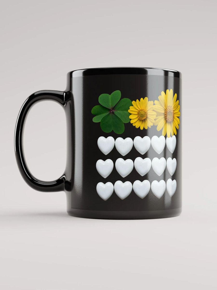 Lucky Hearts Black Mug product image (4)