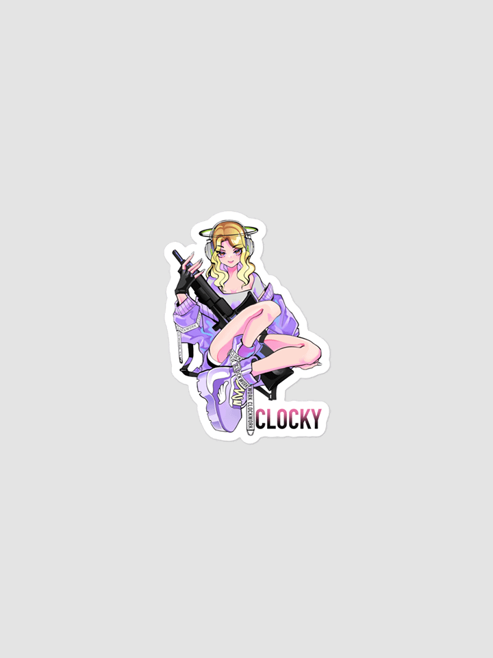 Clocky-Punk Sticker product image (1)
