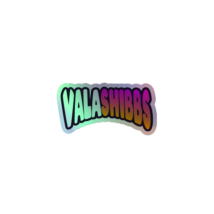 Holographic Classic ValaShibbs Sticker product image (1)