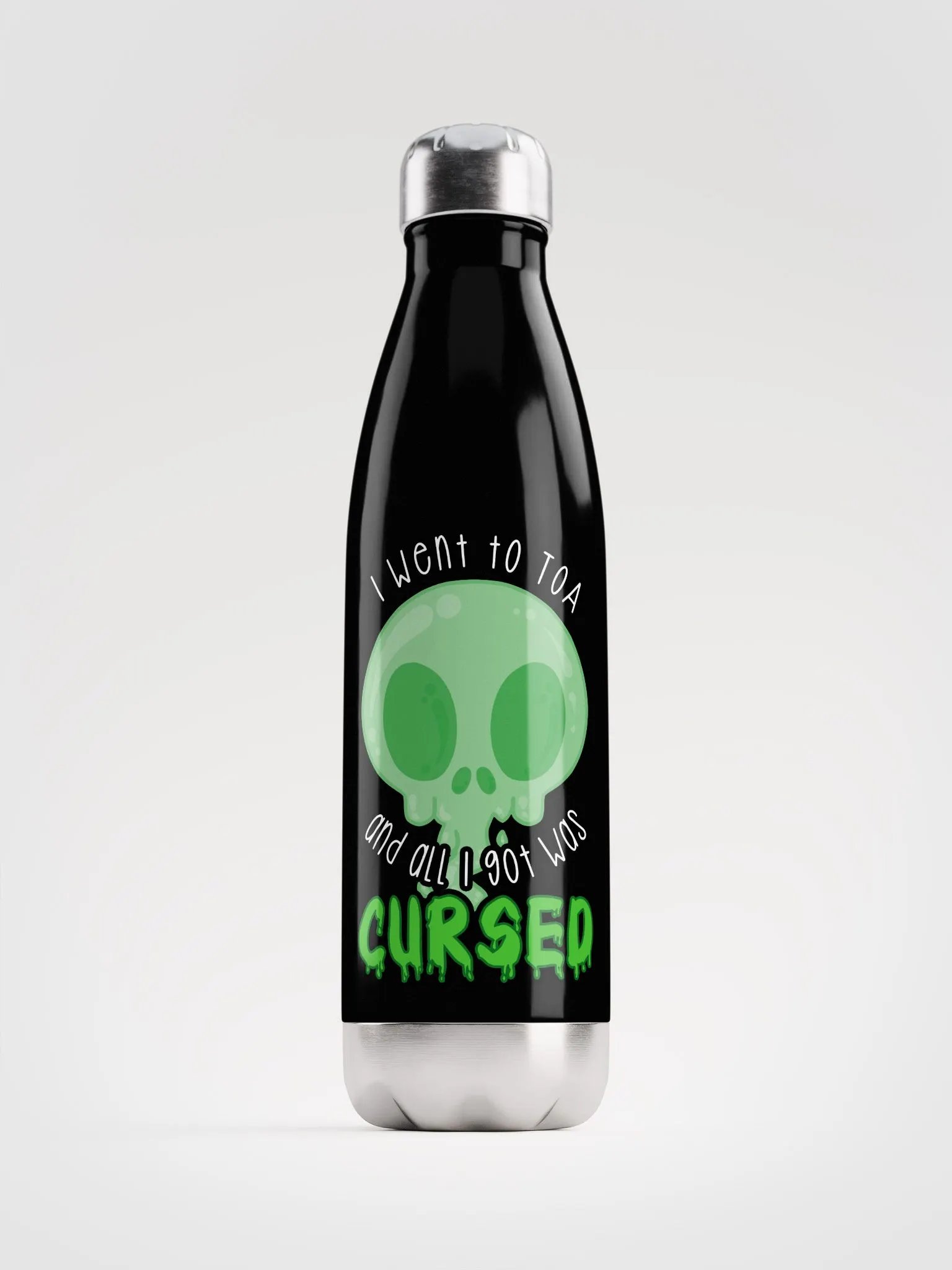 All I Got Was Cursed - Monk - Water Bottle [Stainless Steel] product image (1)