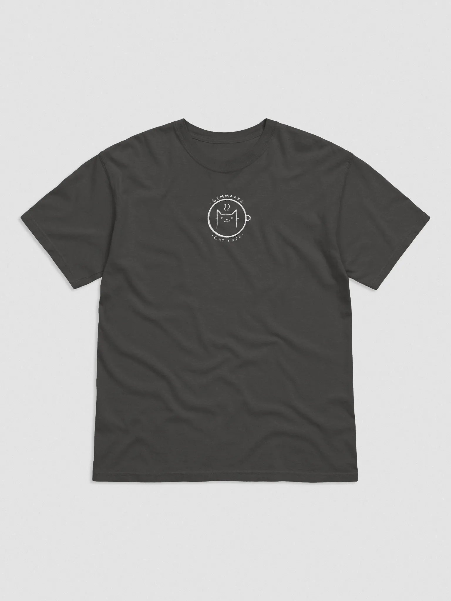 Simmary's Cat Café Embroidered Tee product image (1)