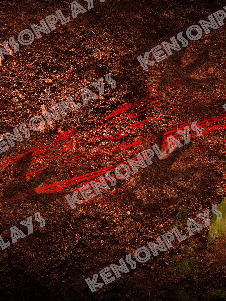 TYRANT'S ROAD: Dino Footprint Video/Stream Background product image (1)