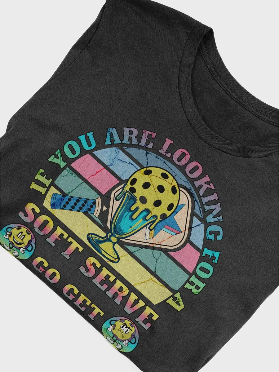 Soft Serve Go Get Ice Cream Pickleball T-Shirt product image (9)