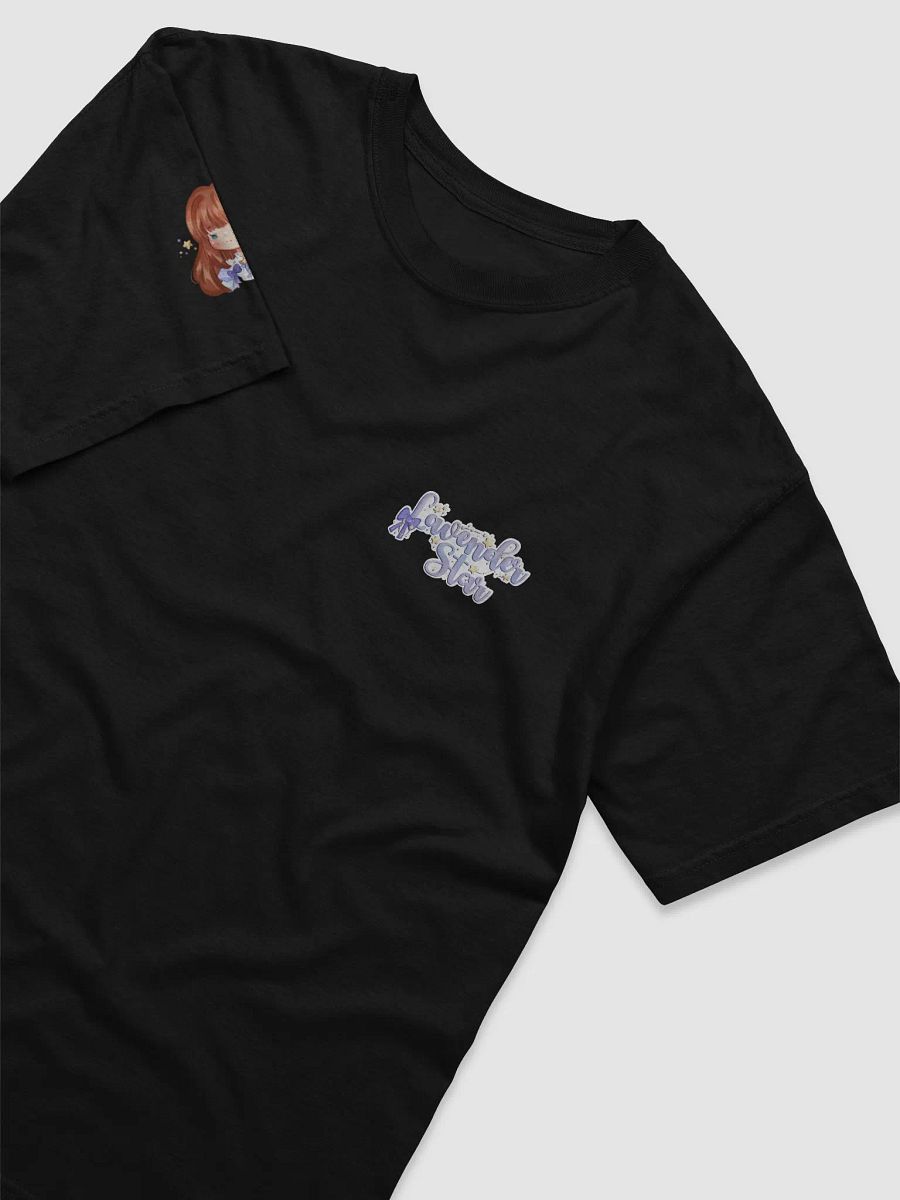 Lavender Star T-Shirt in Black product image (3)