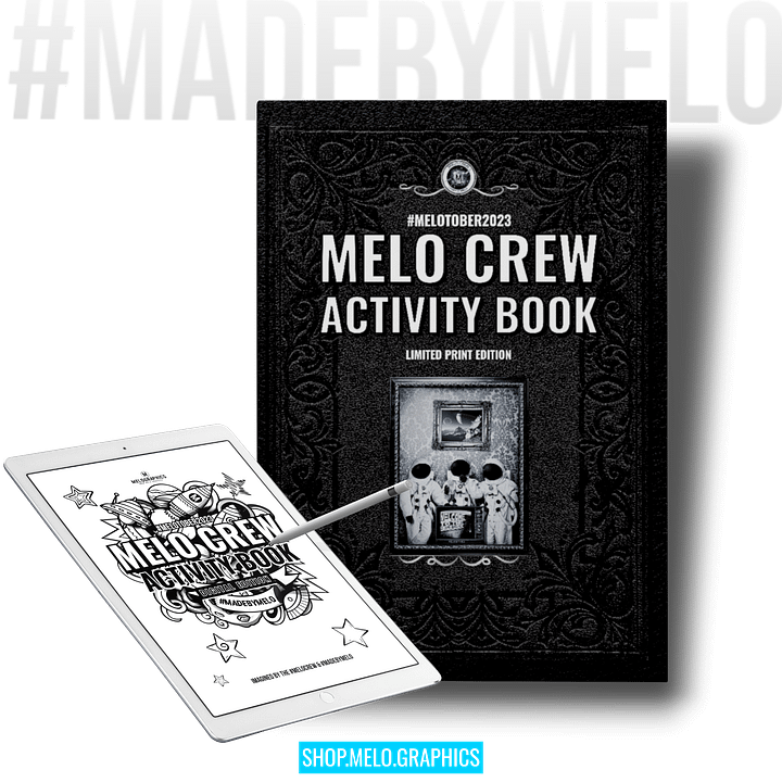 #MELOtober 2023 Melo Crew Activity Book - Print & Digital Bundle | #MadeByMELO product image (1)