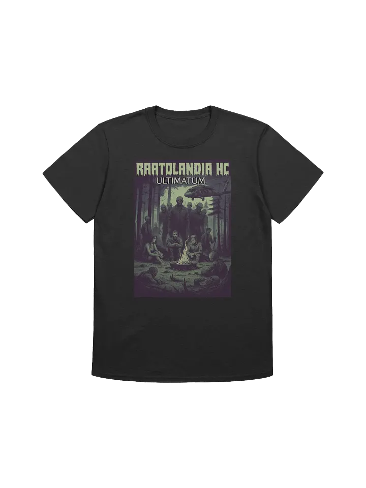 RAATOLANDIA - ULTIMATUM - T-PAITA - MUSTA product image (1)