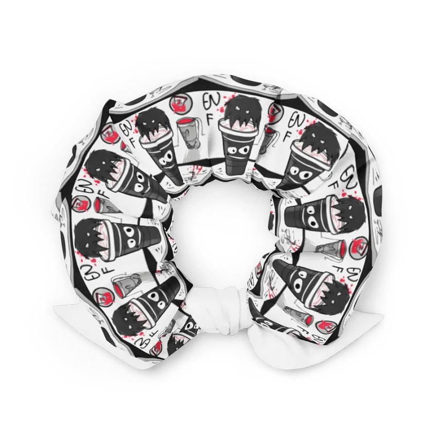 Whimsical Cup Faces All-Over Print Scrunchie product image (2)