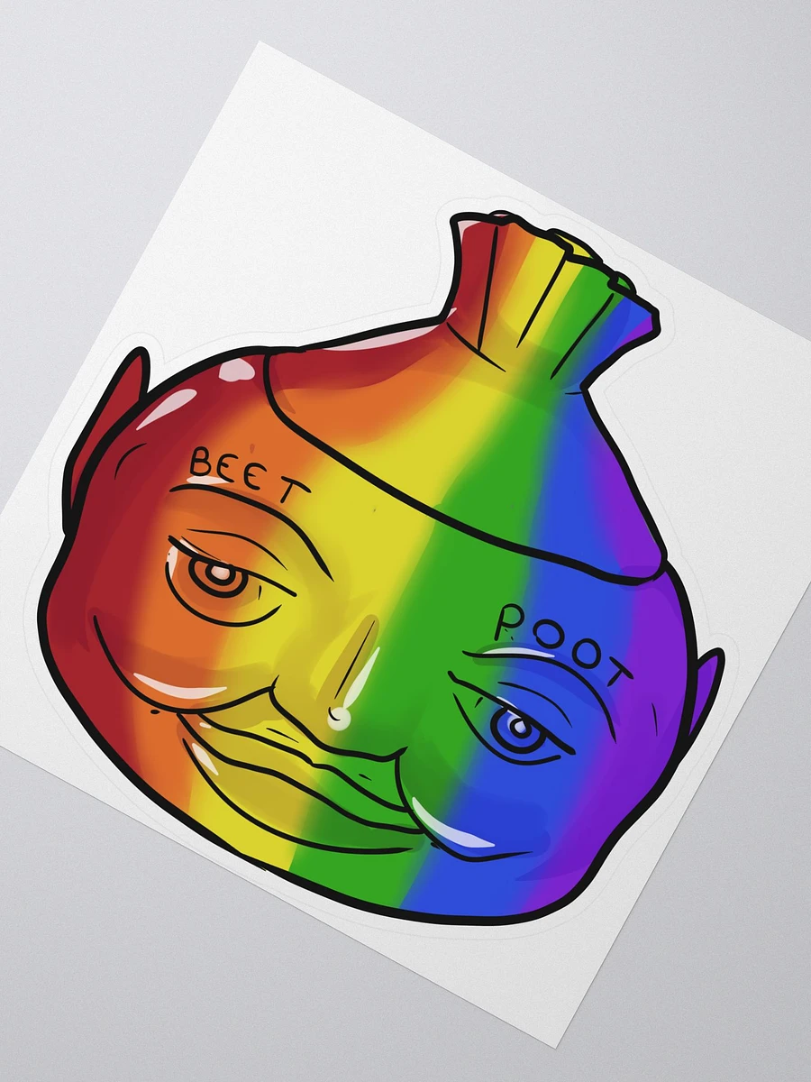 Poot of Pride bubble free stickers product image (2)