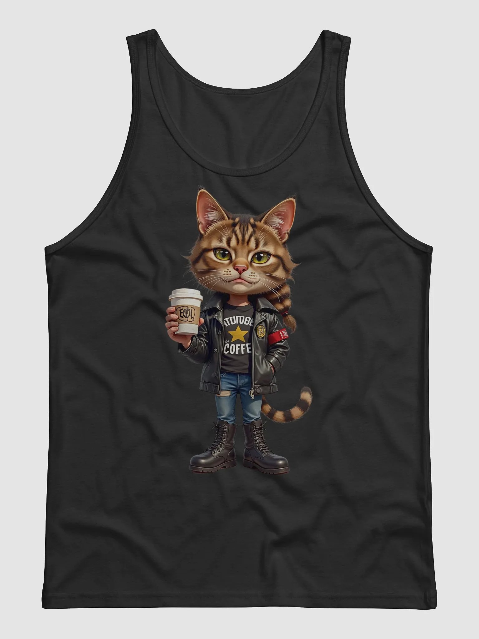 Confident Cat Coffee Tank product image (3)