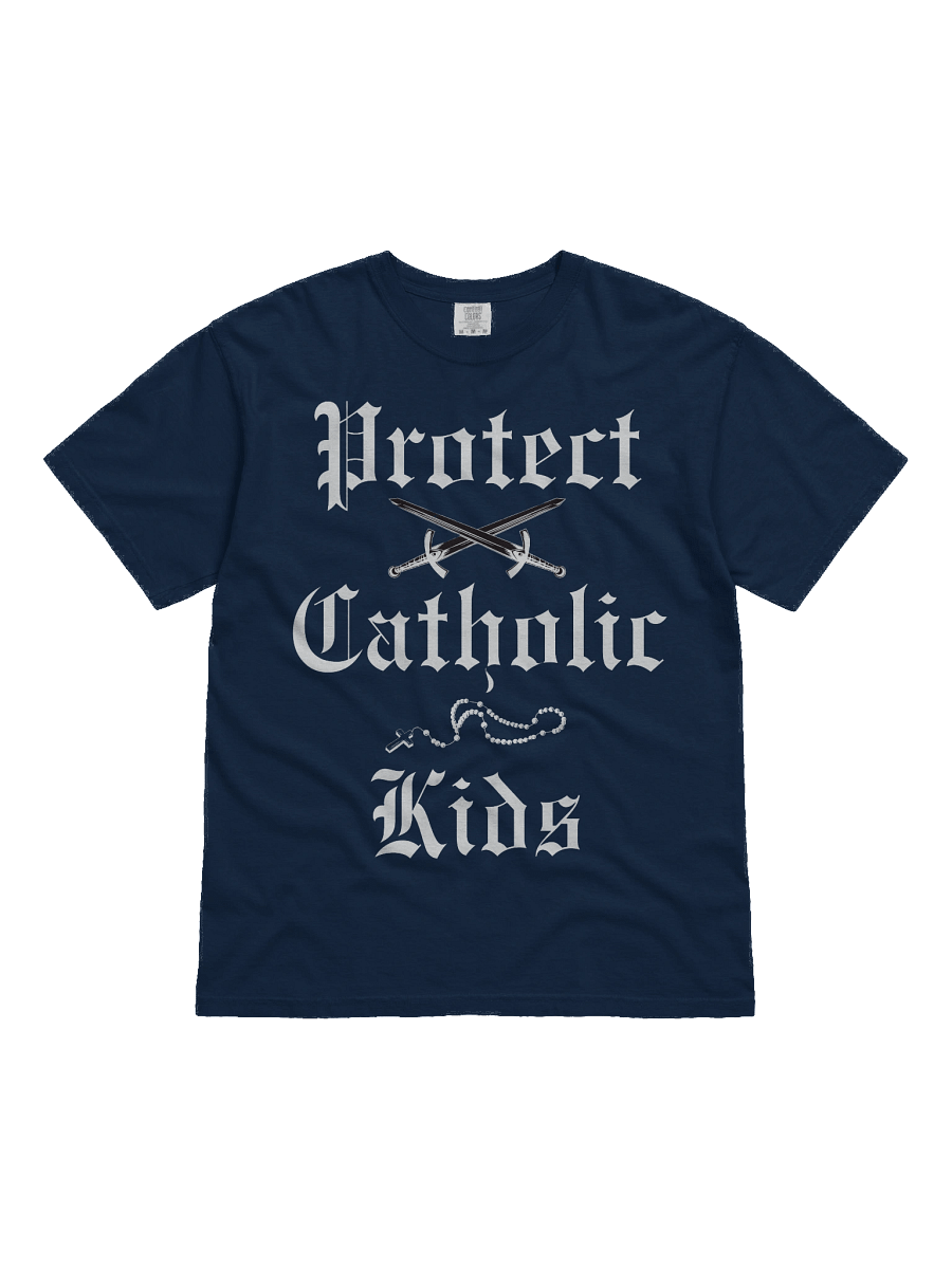 Protect Catholic Kids - T Shirt - Navy product image (1)