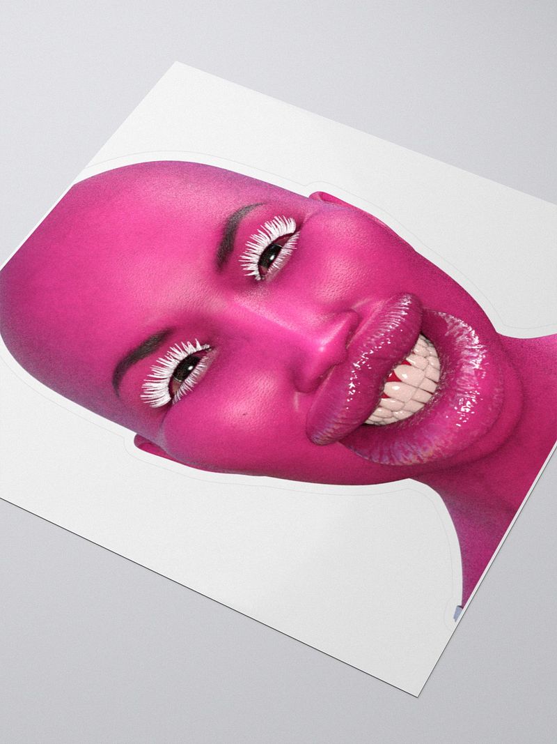 Ms Pink Fanta Stickers