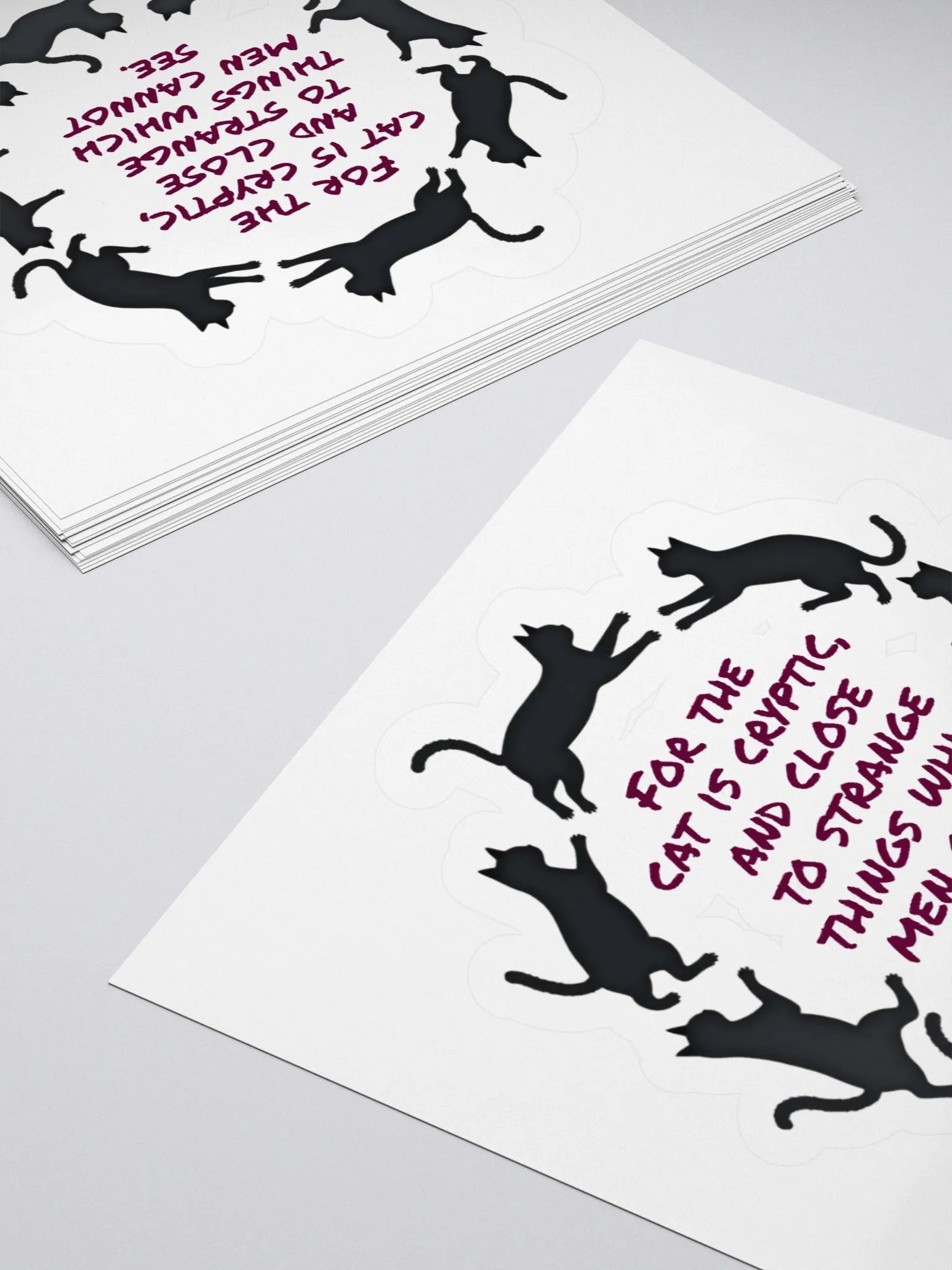 For the Cat Lovecraft Sticker product image (12)