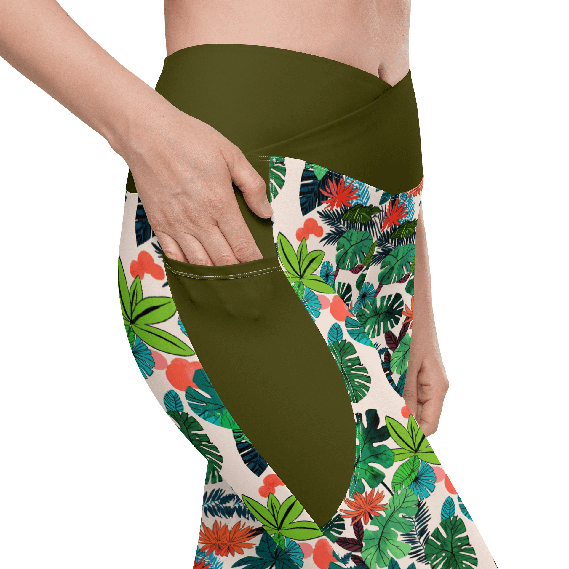 Tropical Leggings with Pockets product image (11)