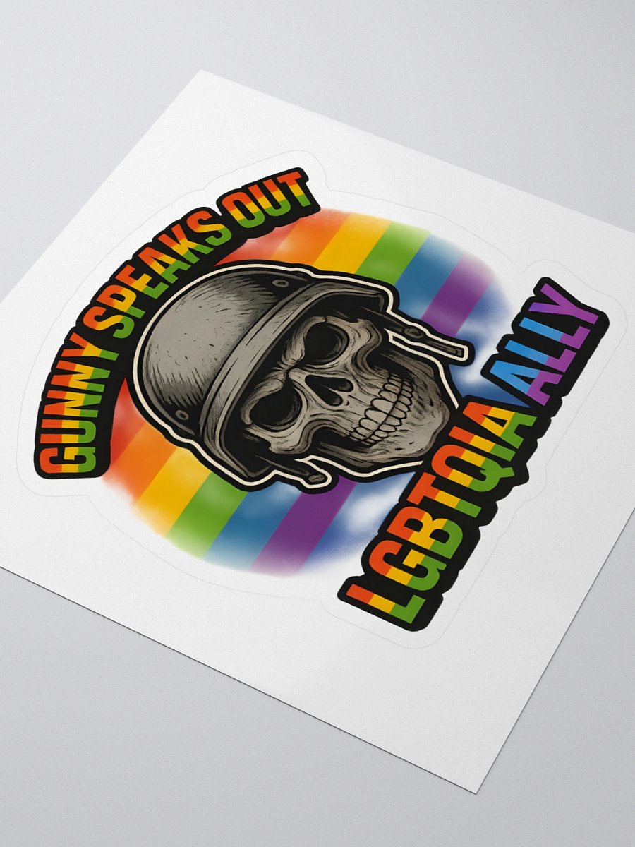 Rainbow Skull Kiss Cut Stickers product image (3)