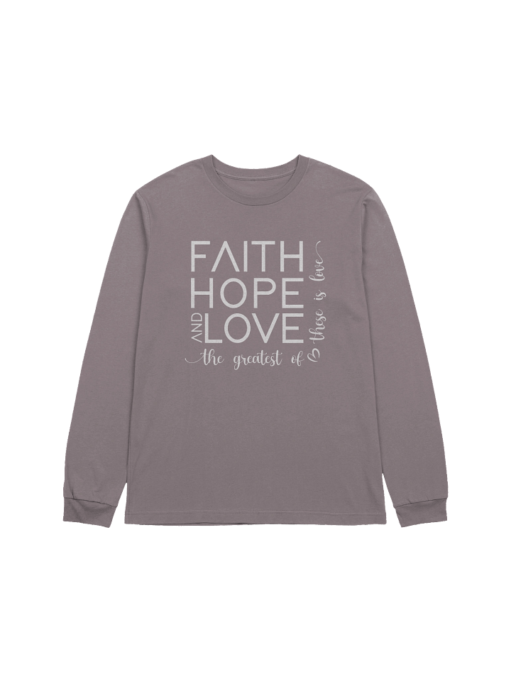 Faith, Hope & Love Long Sleeve Tee product image (49)