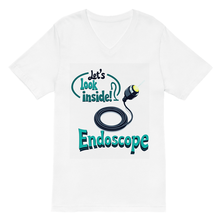 Explore Within: Endoscope Illustrated V-Neck Tee product image (2)